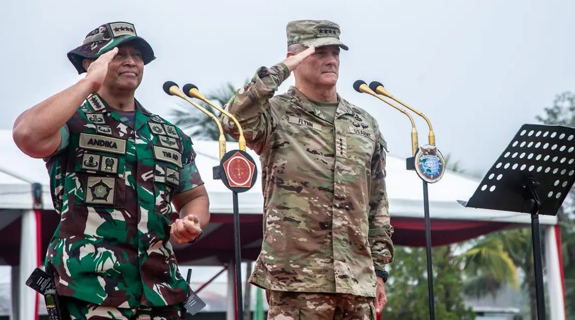 Latihan Militer 14 Negara Super Garuda Shield di Indonesia Resmi Dibuka